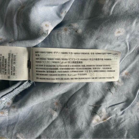 Womens XS Hollister Ultra High-Rise Floral Slit Midi Skirt - Picture 6 of 10